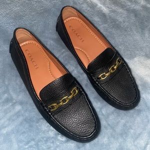 Ladies leather loafers